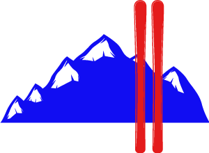 mountain-and-skis